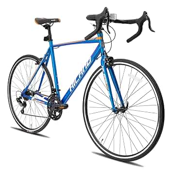 【美品】HILAND ロードバイク 700c ホワイト Lサイズ 2×7 美品】HILAND ロードバイク 700c ホワイト Lサイズ 2×7 Amazon